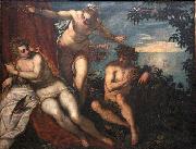 Domenico Tintoretto, Bacchus, Ariadne and Venus
